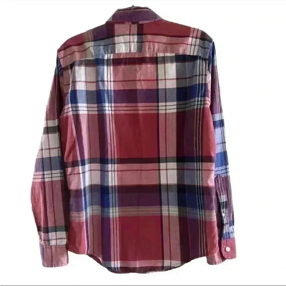 Abercrombie And Fitch Men’s Plaid Button Down Shirt - Small - Picture 3 of 4